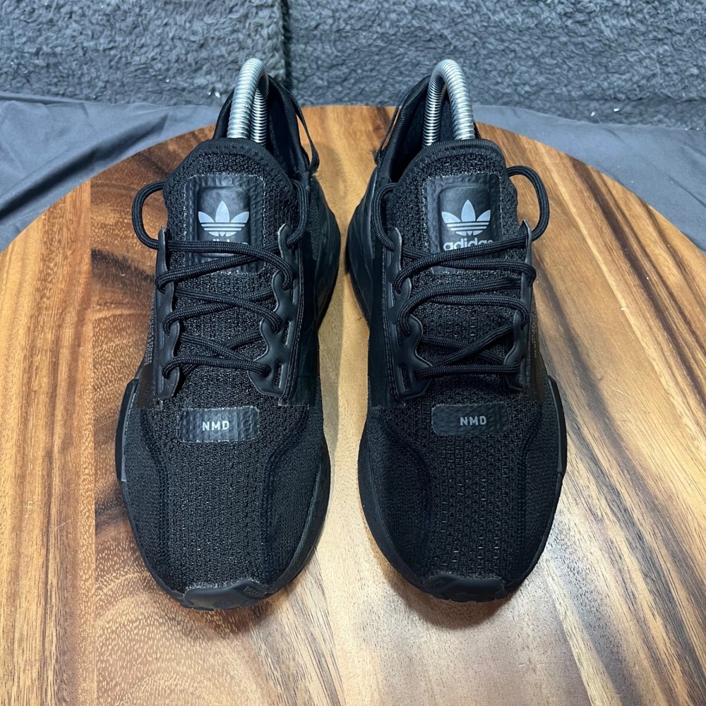 Adidas NMD R1 Mens Black‎ Casual Lifestyle Lace Up Sneakers Shoes Size 4 - Picture 8 of 12